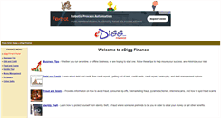 Desktop Screenshot of finance.edigg.com