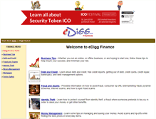 Tablet Screenshot of finance.edigg.com